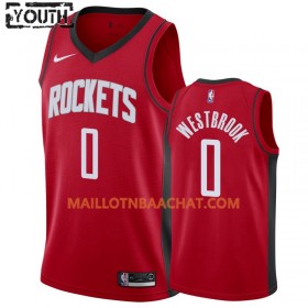 Maillot NBA Houston Rockets Russell Westbrook 0 Nike 2019-20 Icon Edition Swingman - Enfant